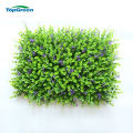 Outdoor Plastic Artificial Vertical Green Grass Wall Mat